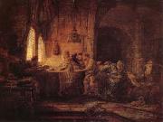 REMBRANDT Harmenszoon van Rijn The Parable of the Laborers in the Vineard oil painting picture wholesale